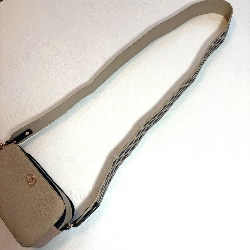 Crossbody Cell Phone And Essentials Purse Bag Caboodles Blush Pink Tan Nude Navy